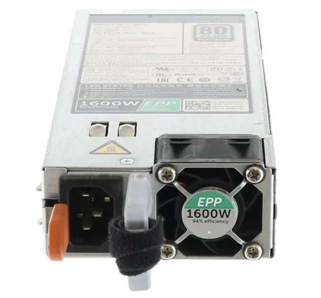 Server 1600W Silver Hot-plug Power Supply 12-Month Warranty 20+4Pin Interface Stock for R740/R640/T640/T440/R630/R730/R730XD