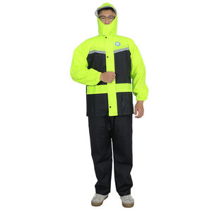 Combinaison de <span class=keywords><strong>pluie</strong></span> épaisse coupe-vent pour adultes, imperméable et <span class=keywords><strong>pantalon</strong></span> pour la conduite en extérieur, la livraison à domicile, la pêche - Product Image 2