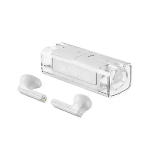 Design transparente Hülle top Qualität neues Design Tws Murah Ohrhörer In-Ear kabellose Ohrhörer Headphone schnelle Lieferung individuelles Logo