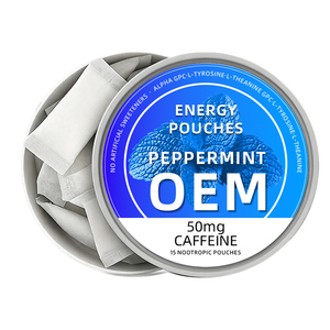 Kantong Energi Nootropik Fokus dan Energi Suplemen Kesehatan L-Tyrosine 15g Rasa Wintergreen Mint Kantong Energi Nootropik - Product Image 2