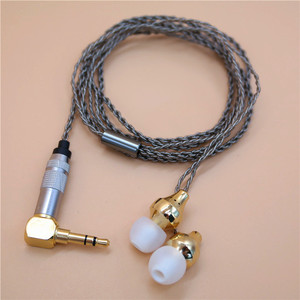 Yellowbird In Ear Wired Earphones 32 Ohm 20Hz 20kHz Gold Plated Cable <b>Titanium</b> Gray Silver <b>Wire</b> Music Headphones - Product Image 2