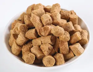 Wholesale OEM high protein raw fresh venison cubes cat treats dog treats organic freeze-dried food