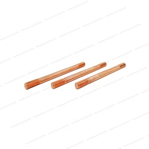 뜨거운 판매 순수 구리 접지 장비 스테인레스 스틸 스레드 어스로드 - Product Image 2