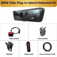 Pour BMW 530e Hybride Rechargeable H8 Pro, Caméra de Rétroviseur Intégrée avec Streaming, 2K, 8,2 pouces, Double Objectif Avant et Arrière, Certifiée CE FCC, Qualité OEM