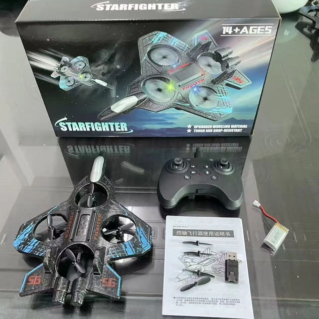 Cheap Drone Unbreakable 6Channel RC Airplane Foam Fighter Jet with Light 360° Circling Stunt Flying Glider Toy for Kids Gifts
