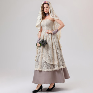 Mujeres Cosplay disfraz de Halloween Horror fantasma muerto <span class=keywords><strong>cadáver</strong></span> Zombie vestido de novia - Product Image 5