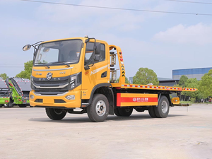 New Dongfeng 4X2 5-10Ton Diesel Manual heavy duty tow <b>truck</b> tow <b>truck</b> <b>Flatbed</b> Rotator Wrecker <b>Truck</b> for Road Rescue - Product Image 1