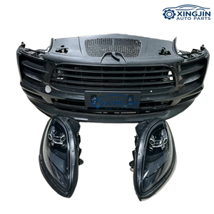Per Porsche <span class=keywords><strong>Macan</strong></span>: Paraurti Completo con Griglia, Staffa Radiatore, Ventola, Sensore di Parcheggio, Fari LED, Componenti Anteriori, Componenti Carrozzeria - Product Image 5