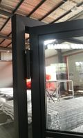 Portes en fer forgé et en verre, prix, porte pivotante en verre pour balcon
