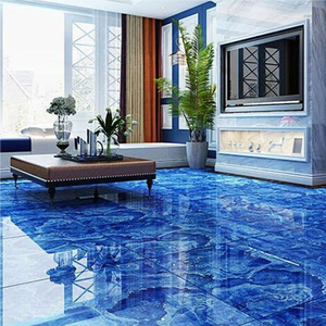 Azulejos metálicos esmaltados para interiores de diseño moderno 800x800 Azulejos oscuros del Océano Azul para sala de estar KTV <span class=keywords><strong>Hotel</strong></span> Piso completamente esmaltado - Product Image 2
