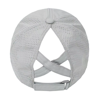 Casquette de golf pour femme, tendance, pour queue de cheval et chignon désordonné, style trucker, réglable, pour l'extérieur