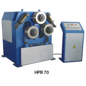 Máquina dobradeira hidráulica HPB 55 de 3 rolos para perfis