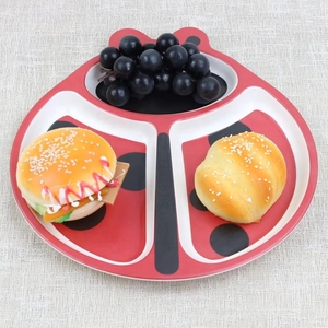 Lovely Kids' Eco-Friendly Melamine Dinner <strong>Set</strong> with Divided Section <strong>Plate</strong> Cartoon Pattern Customized Color Logo for <strong>Children</strong> - Product Image 5