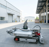 Robot de dragage sous-marin sur chenilles rigides de 600 mm avec éclairage de nuit pour le décapage des boues en estuarium