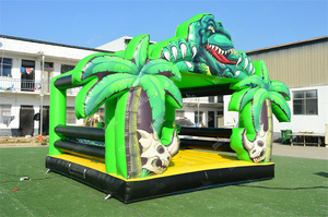 Sfida commerciale giochi della giungla gonfiabile dinosauro macchina da corsa gonfiabile Dino pazzo gioco di equitazione per la vendita - Product Image 2