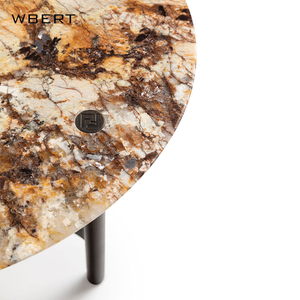 WBERT italiano minimalista Rock Plate mesa de té Luz de lujo moderno simplicidad para muebles para el hogar mesa de té - Product Image 6