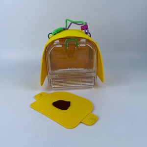 Cage à perroquet moderne en acrylique transparent, ronde ou carrée, pour usage intérieur et extérieur, personnalisable, avec rangement intégré, pour un design sur mesure. - Product Image 5