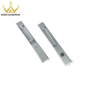 Serrure de porte coulissante en alliage Zine durable Serrure à bande de fenêtre double face en aluminium avec serrures à mortaise et clé - Product Image 4
