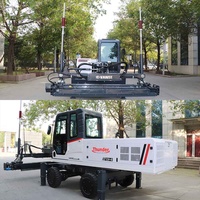 VANSE YZ30-4F de niveau de balayage laser de contrôle de micro-ordinateur 35kW Machine de nivellement laser pour sols en béton avec récepteur laser