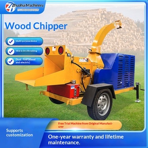Trituradora Móvil de Materiales de Madera Residuales, Máquina para Triturar Ramas Húmedas y Secas de Jardín - Product Image 1