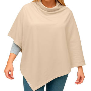 Couverture d'allaitement grande taille - Châle d'allaitement discret anti-exposition pour nourrissons et jeunes enfants en coton et polyester - Product Image 2