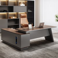Ensemble de mobilier de bureau en bois de Chine, de style moderne et simple, haut de gamme, respectueux de l'environnement, pour PDG et président de conseil d'administration