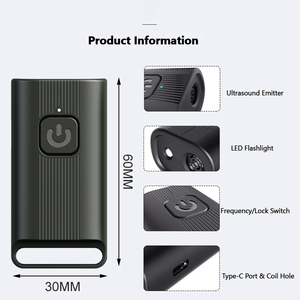 เครื่องไล่สุนัขขนาดเล็กแบบอัลตราโซนิคอุปกรณ์ป้องกันการเห่าชาร์จไฟได้สำหรับกลางแจ้ง - Product Image 6