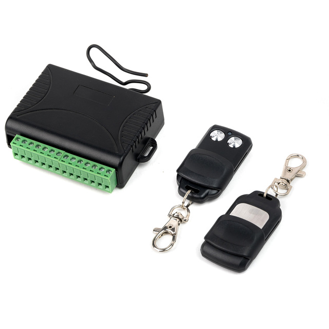 Universal Remote Control Receiver Kit Automatic Gate Opener AC/DC 12-24V 433.92MHz Rolling Waterproof External Switch Garage