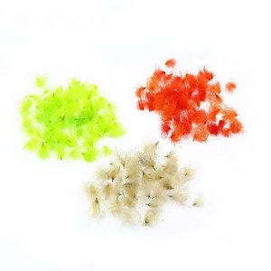 Accesorios de pesca L colorido Pato Tufts peludos Atado de moscas secas Material de pesca - Product Image 3