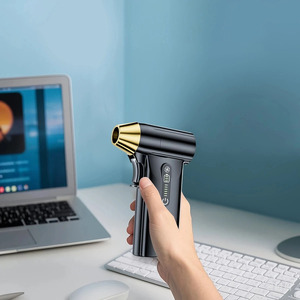 Mini Ventilador Turbo Jet con Motor sin Escobillas, 52M/s de Fuerza de Viento, 3 Modos de Velocidad, Ventilador de Conducto Portátil, Carga Tipo-C - Product Image 1