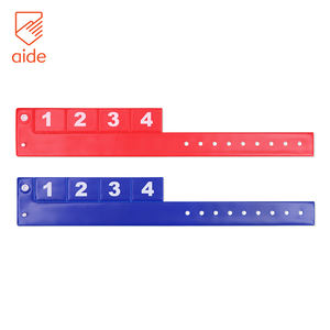 Braccialetti in plastica morbida all'ingrosso bracciale in vinile regolabile in Pvc braccialetti per eventi personalizzati - Product Image 3