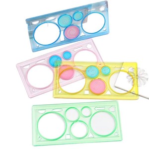 Ensemble de règles de dessin multifonctionnelles Spirograph, outil de traçage géométrique pour enfants et étudiants, règle de dessin artistique et de puzzle - Product Image 5