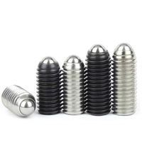 Vis à piston à bille M2-M16 de vente chaude en acier inoxydable et acier au carbone avec conception de nez à vis en zinc pour piston à ressort