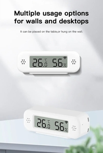 Mini Termómetro Higrómetro Inteligente WiFi Tuya para el Hogar, <span class=keywords><strong>con</strong></span> Alarma Remota a través de la Aplicación Smart Life, Compatible <span class=keywords><strong>con</strong></span> Google, Yandex y <span class=keywords><strong>Alexa</strong></span> - Product Image 2