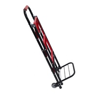 Chariot à main 2 en 1, échelle pliante, chariot à échelle avec roues