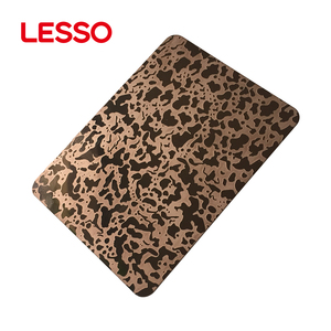 แผ่นโลหะตกแต่งลายสลักแบบนูน  ทำจากสแตนเลสสตีล  ขนาด 4x8 ฟุต  ยี่ห้อ <span class=keywords><strong>LESSO</strong></span>  ทนทานต่อการกัดกร่อน เหมาะสำหรับโรงพยาบาลและคลังสินค้า - Product Image 4