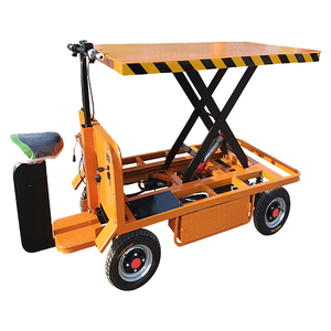Camión eléctrico recargable Plataforma de elevación hidráulica Construcción metálica utilizada para transportar mercancías Obras de construcción - Product Image 1