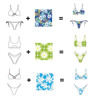 OEM ODM Custom Dames Bikini Set Korte Set Zwemkleding Groothandel Fabrikant Privé Label Bulk Bestelling