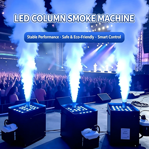 <span class=keywords><strong>Machine</strong></span> à fumée professionnelle à colonne d'air verticale en métal avec LED RGB, DMX512, pour effets de scène, mariages, DJ, discothèques et fêtes - Product Image 3