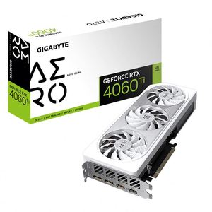 Carte graphique de jeu d'occasion GIGABYTE GeForce RTX 4060 <span class=keywords><strong>Ti</strong></span> AERO OC 8G pour ordinateur de bureau de jeu 4060 <span class=keywords><strong>Ti</strong></span> GPU - Product Image 1