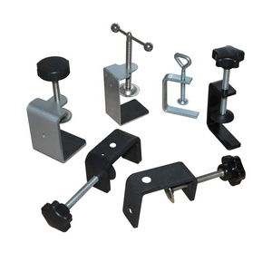 Morsetto per staffa universale Accessori per lampade a LED Ve fissa fai-da-te Clip per portalampada da tavolo in plastica metallica per morsetto per supporto per microfono da trasmissione  13