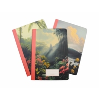 Ensemble de carnets à couverture en papier écologique, reliés par ficelle, formats A4/A5/A6, pages vierges, s'ouvrant à plat, pour journalisation personnalisée – Nouveauté populaire et unique