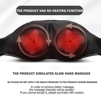 Ceinture de massage personnalisée pour les épaules, masseur de cou et d'épaules avec chaleur, cape de massage en PU à 3 vitesses pour la relaxation du dos, des jambes, de la taille et des pieds