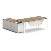 Muebles de Oficina, Escritorios de Oficina, Mesa de Madera, Gabinete de Oficina, Escritorio de Oficina en Forma de L para CEO, para Edificio de Oficinas