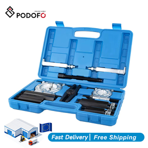 Podofo Juego de Extractores de Rodamientos para Vehículos de 14 Piezas y 5 Toneladas de Capacidad, Separador de Rodamientos de Rueda con Mordazas de 2"/3" y Herramientas de Extracción de Engranajes - Product Image 1