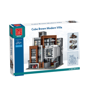 Set de Bloques de Construcción de Villas Modernas de Alta Gama, Escala 1:72, Plástico ABS, Juguete Educativo para Niños, Serie Calle de la Ciudad, Venta al por Mayor OEM - Product Image 2