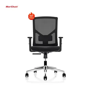 EN1335 Chaises De Bureau Sillas Para Offical Chair Black Executive Meeting Room Metal Mesh Swivel Most Ergonomic Office Chairs