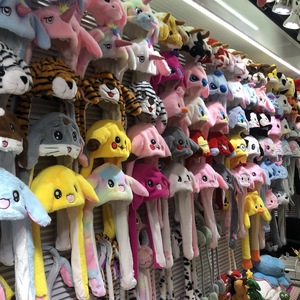 Bán Buôn HQ Hot Bunny Tai Di Chuyển Phát Sáng Hat Thỏ LED Ánh Sáng Nhảy Vui Sang Trọng Tai Di Chuyển Phim Hoạt Hình Hat Cho Trẻ Em Cô Gái Cosplay - Product Image 1