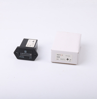 Compteur d'heures électronique à quartz KARWOLL SYS Mini à montage sur panneau, entrée de comptage d'impulsions, 50/60 Hz, DC12-36V, noir, précision 0,01