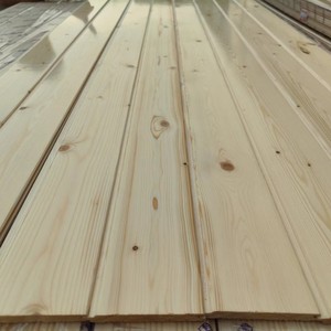 Planches murales et de plafond en pin massif à rainures et languettes (<span class=keywords><strong>T</strong></span>&G) en vrac, formes personnalisées, tailles sur mesure, prix d'usine - Product Image 5